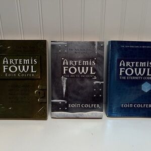 Artemis Fowl 3 Book Lot Eoin Colfer Arctic Incident Eternity Code Paperback